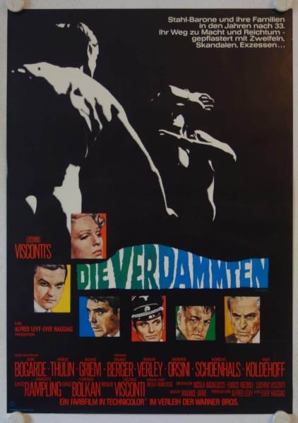 Die Verdammten originales deutsches Filmplakat